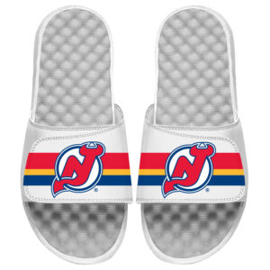 Youth ISlide White New Jersey Devils Special Edition 2.0 Slide Sandals